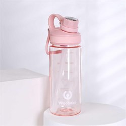 Бутылка для воды 650 ml Вуухууу-Woohooo / Пищевой PP / уп 80 / Розовый 734848