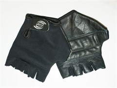 Перчатки Sprinter Cycle без пальцев, материал кожа, лайкра