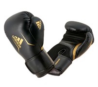 Перчатки боксерские Speed 100  черно-золотые