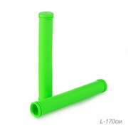 Грипсы трюковые 170мм Цвет зеленые 2 шт  Материал TPE