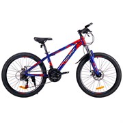 Велосипед 24  GT2421 SPM COMIRON REBEL сине-красный алюминий