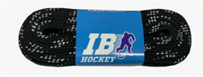Шнурки для коньков с пропиткой "IB Hockey"(черные)