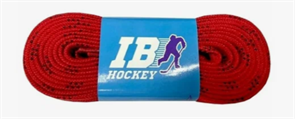 Шнурки для коньков с пропиткой "IB Hockey"(красные)