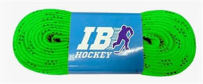 Шнурки для коньков с пропиткой "IB Hockey"(лайм)