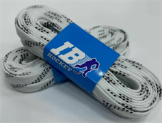 Шнурки для коньков с пропиткой "IB Hockey"(белые)