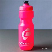 Бутылка для воды  COMIRON "Advance" с одноцветным принтом. Розовая. 850 мл