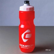 Бутылка для воды COMIRON "Advance" с одноцветным принтом. Красная. 850 мл