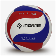 Мяч волейбольный INGAME FLUO сине-бело-красный IVB-103