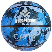 Мяч баскетбольный INGAME CAMO №7 синий