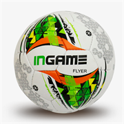 Мяч футбольный INGAME FLYER бело-зеленый IFB-105