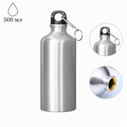 Бутылка для воды, 500 мл, 20 х 6 см, корпус из алюминия 1185671