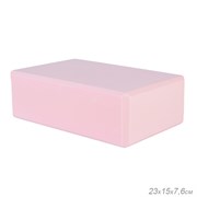 Блок для йоги 23*15*7.6cm см / YJZ589/7  розовый 685409