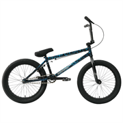 Велосипед TechTeam Grasshoper 20"х20,4" сине-черный 2024