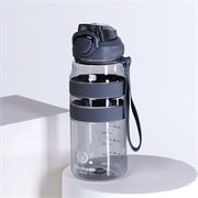 Бутылка для воды спортивная Woohooo H2O цвет Gray 850 ml/ уп60 734893