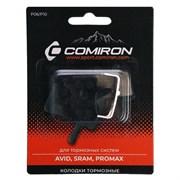 Колодки тормозные органические COMIRON RESIN P06/P10, для тормозных систем: AVID, SRAM, PROMAX, с пружиной, блистер 2 шт 686516