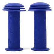 Грипсы детские, резиновые, длина 102мм, синие, инд.уп.Vinca Sport H-G 96 aliiens