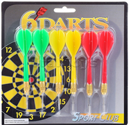 Дротики для дартса "Sport club" (6 шт.) на листе U036970Y