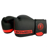 Перчатки боксерские BoyBo Fusion BG-092 кожа, чёрно-красный 9w2uJKouga1yJZtG2vvx23