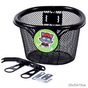 Корзина для детского велосипеда, металлическая 714318