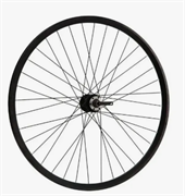 Колесо 26 дюймов заднее в сборе. KRYPTON. алюминиевый обод. алюминиевая втулка. 36H. под трещетку. диск тормоза. быстросъем 749191