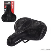 Седло велосипедное комфортное COMIRON DUBLIN C106-Bl 260x220, 742586