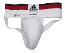 Защита паха мужская WKF Men Groin Guard белая adiBP06WKF