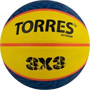 Мяч баск. TORRES 3х3 Outdoor, B022336, р. 6, 8 панелей, резина,бут.кам,нейл.корд,жёлто-синий whsuHwK7gwGQTY32VAKL-3