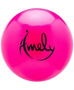 Мяч для х/г Amely AGB-301 19 см, розовый