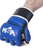 Перчатки для MMA Wasp Blue, к/з, KSA