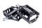 Педали алюминиевые AL-46 black, подш.скольж,, 9/16" - фото 22459