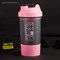 Шейкер спортивный «Вот бы здесь было винишко», чёрно-розовый, с чашей под протеин, 500 мл - фото 23053