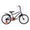 Велосипед 18" COMIRON CLEVER GTA05G18 серый оранжевый - фото 23235