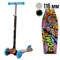Самокат 3-х колесный GT4108E-P48 граффити FRRR! Светятся колеса 695232