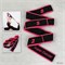 Ремень эластичный для йоги Woohooo Yoga Belt / 8 петель/ розовый 745455 - фото 37956