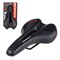 Седло велосипедное MTB COMIRON POGACAR N846 280X160, Технологии: DW, ED. Верх: PU принтованный глянец/Цвет: Чёрный+Красный 686370 - фото 37989