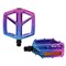 Педаль MTB MIXIEER MX-P556, 9/16 резьба, PP корпус, 1DU подшипник, 108х107мм, с рефлектором, сталь ось, vacuum blue, 1 пара 756236
