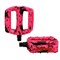Педаль BMX COMIRON MX-P657,  W/T print black-pink 756240