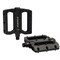 Педаль MTB COMIRON MX-P820, 9/16 резьба, ALU корпус, сталь. подшипник, 111х105мм, с рефлектором, 2S ось, black, 1 пара 756232