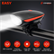 Фонарь передний COMIRON "EASY" красный 739200